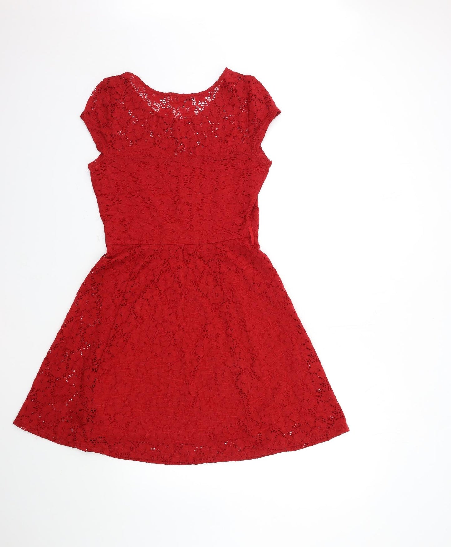 New Look Womens Red   Fit & Flare  Size 12