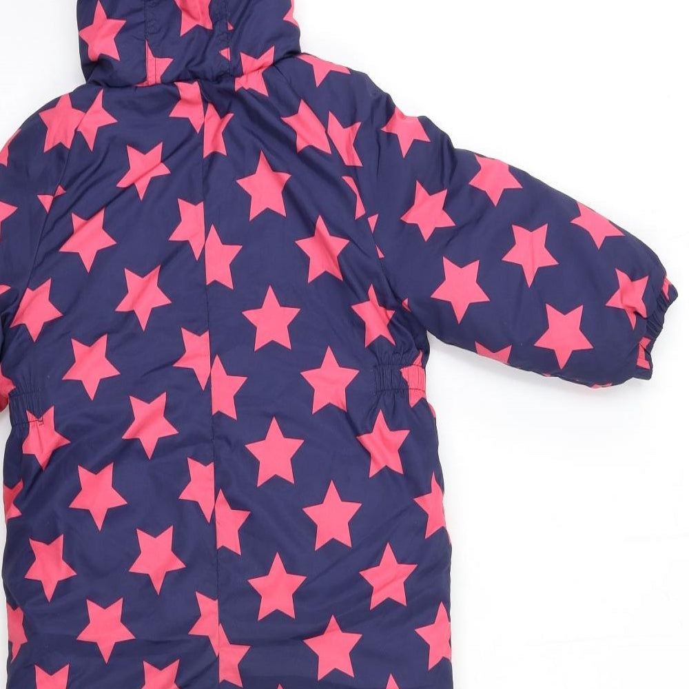 NEXT Baby Blue Polka Dot  Overcoat Snowsuit Size 18-24 Months