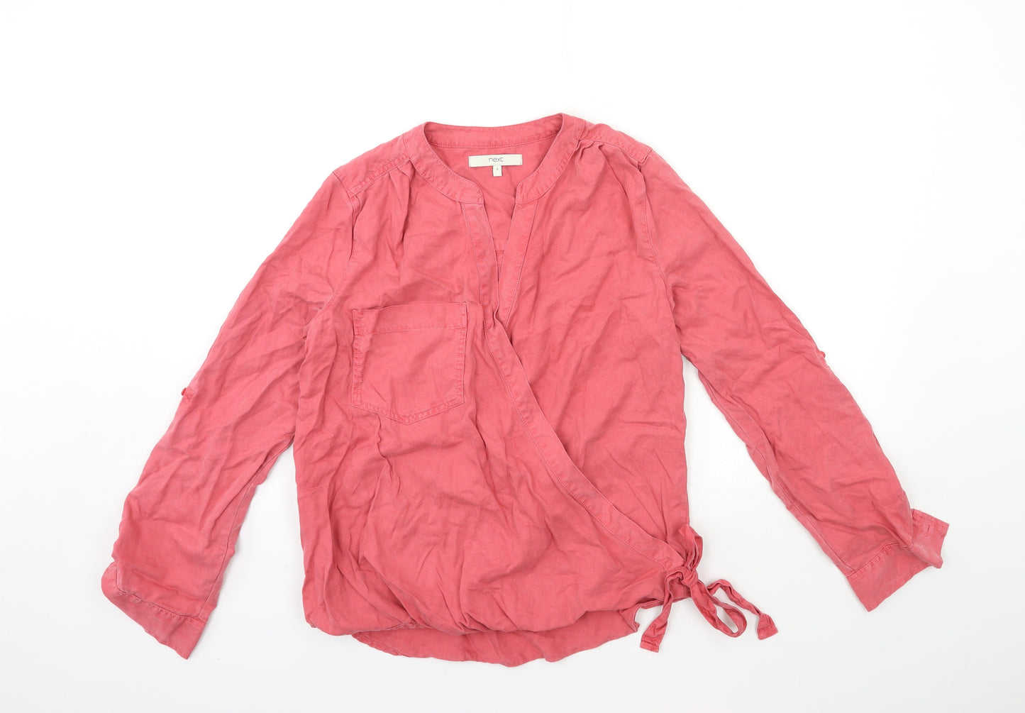 NEXT Womens Red   Basic Blouse Size 8