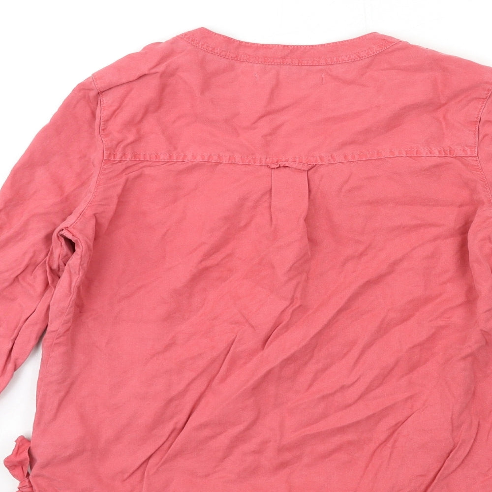 NEXT Womens Red   Basic Blouse Size 8