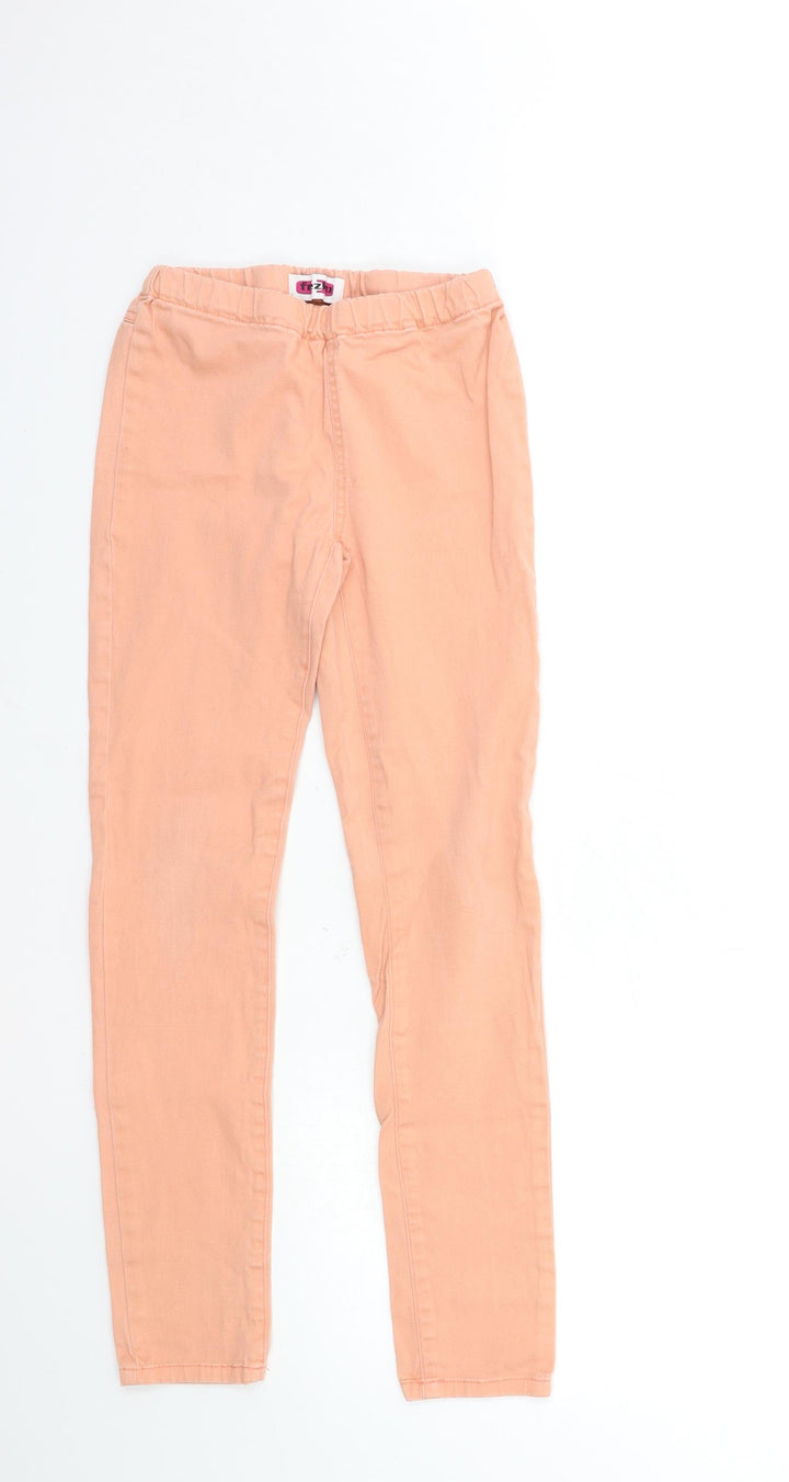 FREZKO Girls Pink  Denim Skinny Jeans Size 11 Years