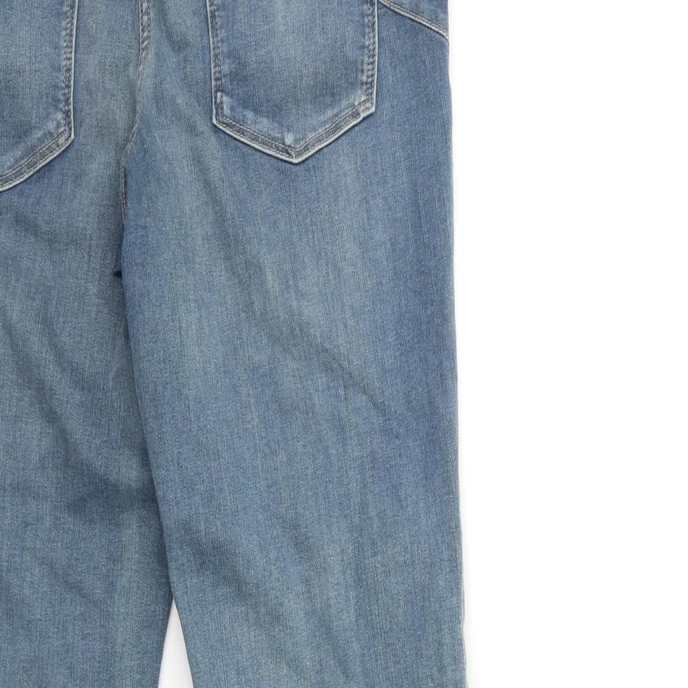 NEXT Womens Blue  Denim Flared Jeans Size 16 L29 in
