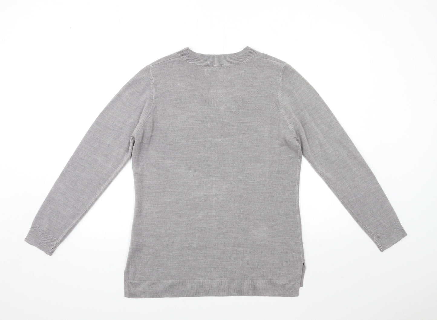 Papaya Womens Gold  Knit Pullover Jumper Size 12