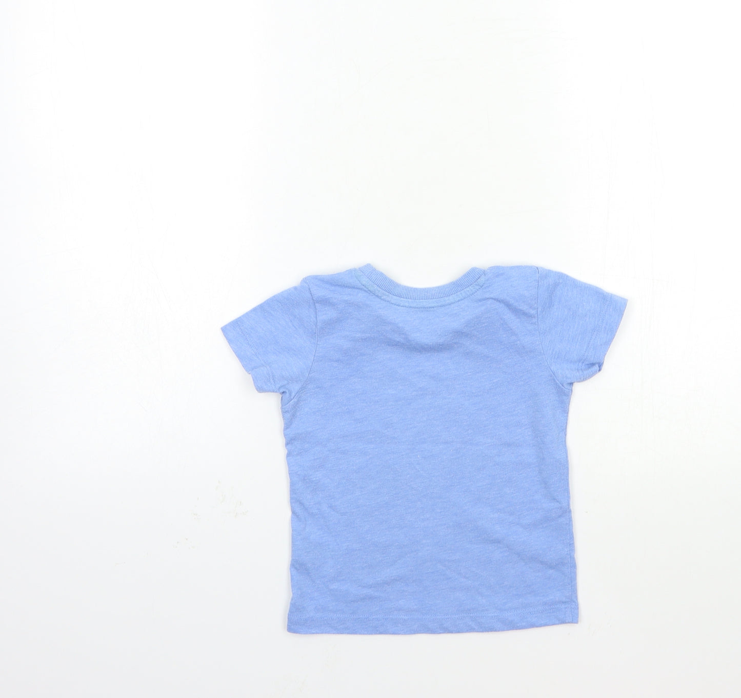 Matalan Baby Blue   Basic T-Shirt Size 12-18 Months  - dinosaur