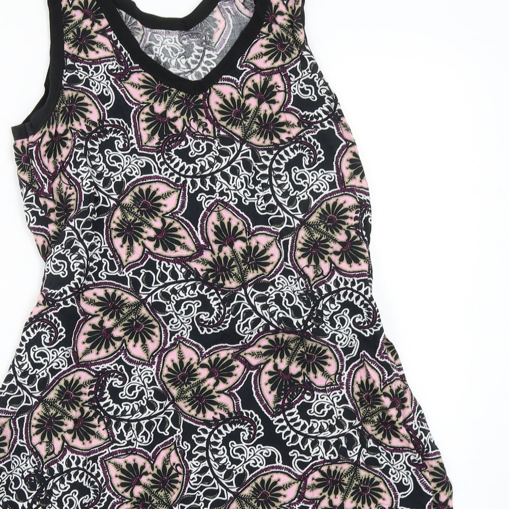 DROTHY PERKINS  Womens Multicoloured Floral  Basic Blouse Size 10