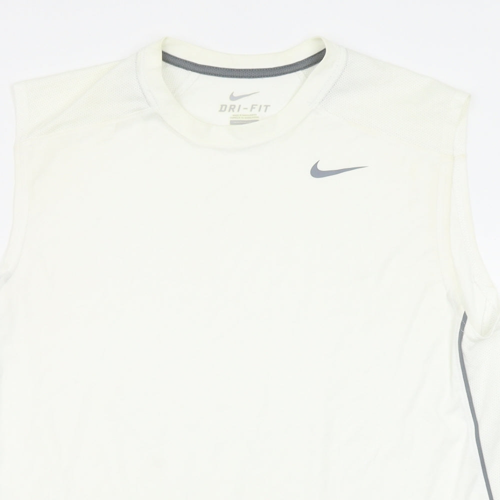 Nike Mens White   Basic Tank Size M