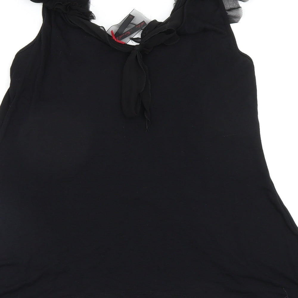 nex Womens Black   Basic Blouse Size 12