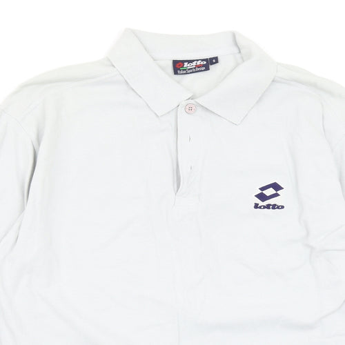 Lotto Mens Grey    Polo Size S