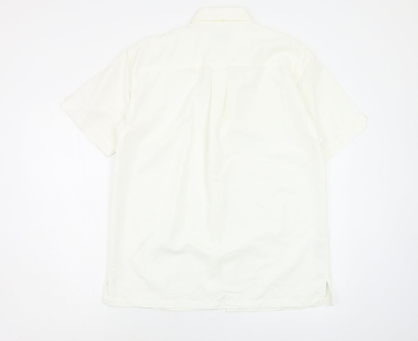 Lee Cooper Mens White    Button-Up Size S