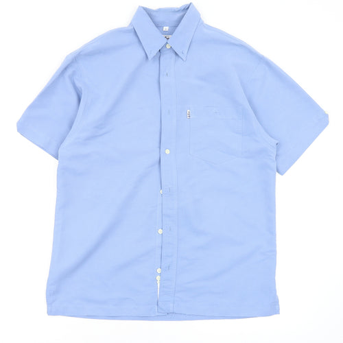 Lee Cooper Mens Blue    Button-Up Size S