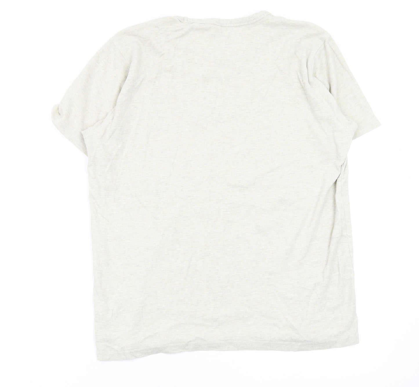 NEXT Mens Beige    T-Shirt Size L