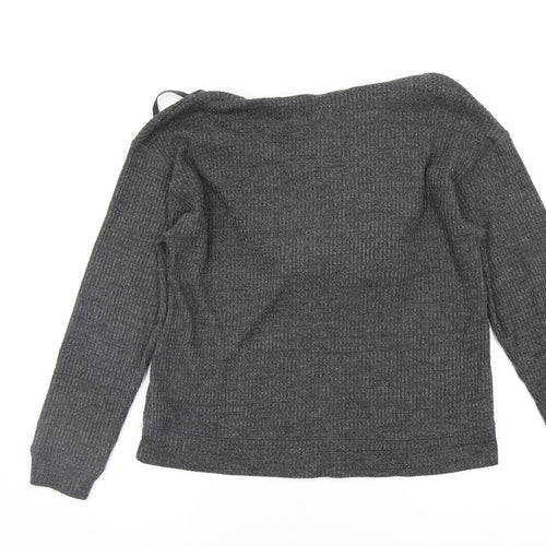 M&S Womens Grey   Pullover Jumper Size 12  - lounge jumper