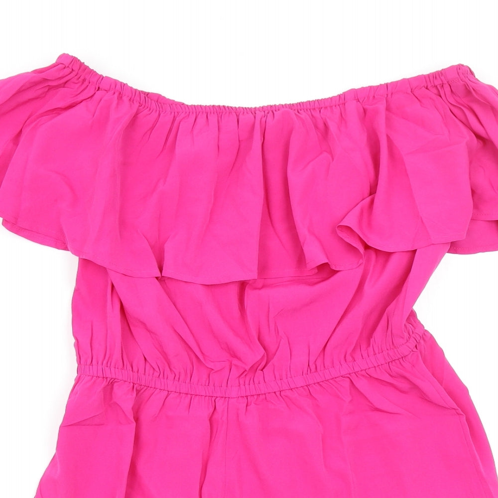 Studio Womens Pink   Playsuit One-Piece Size 10