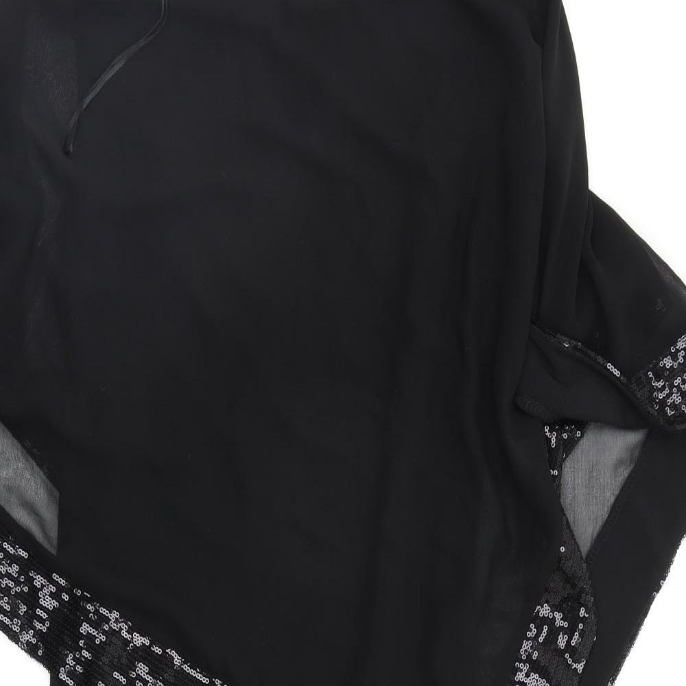 Preworn Womens Black   Fit & Flare  Size 14