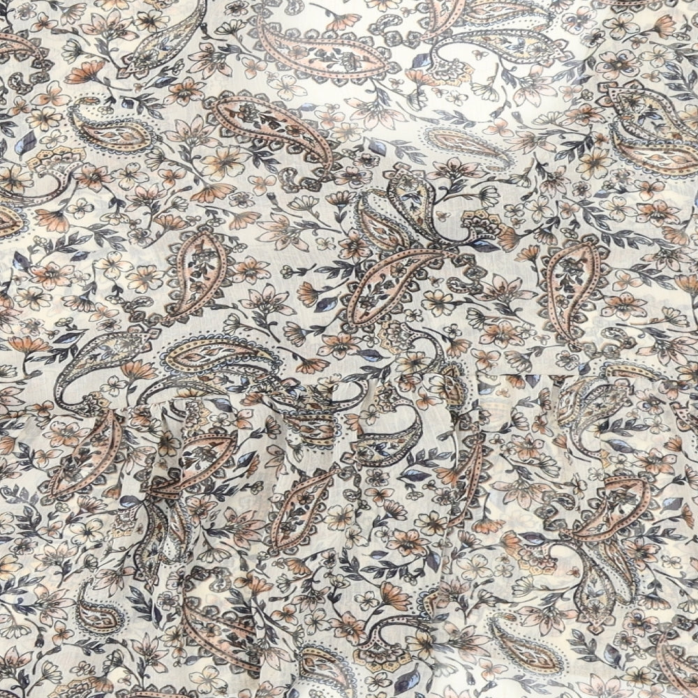 Primark Womens Multicoloured Geometric  Basic Blouse Size 16