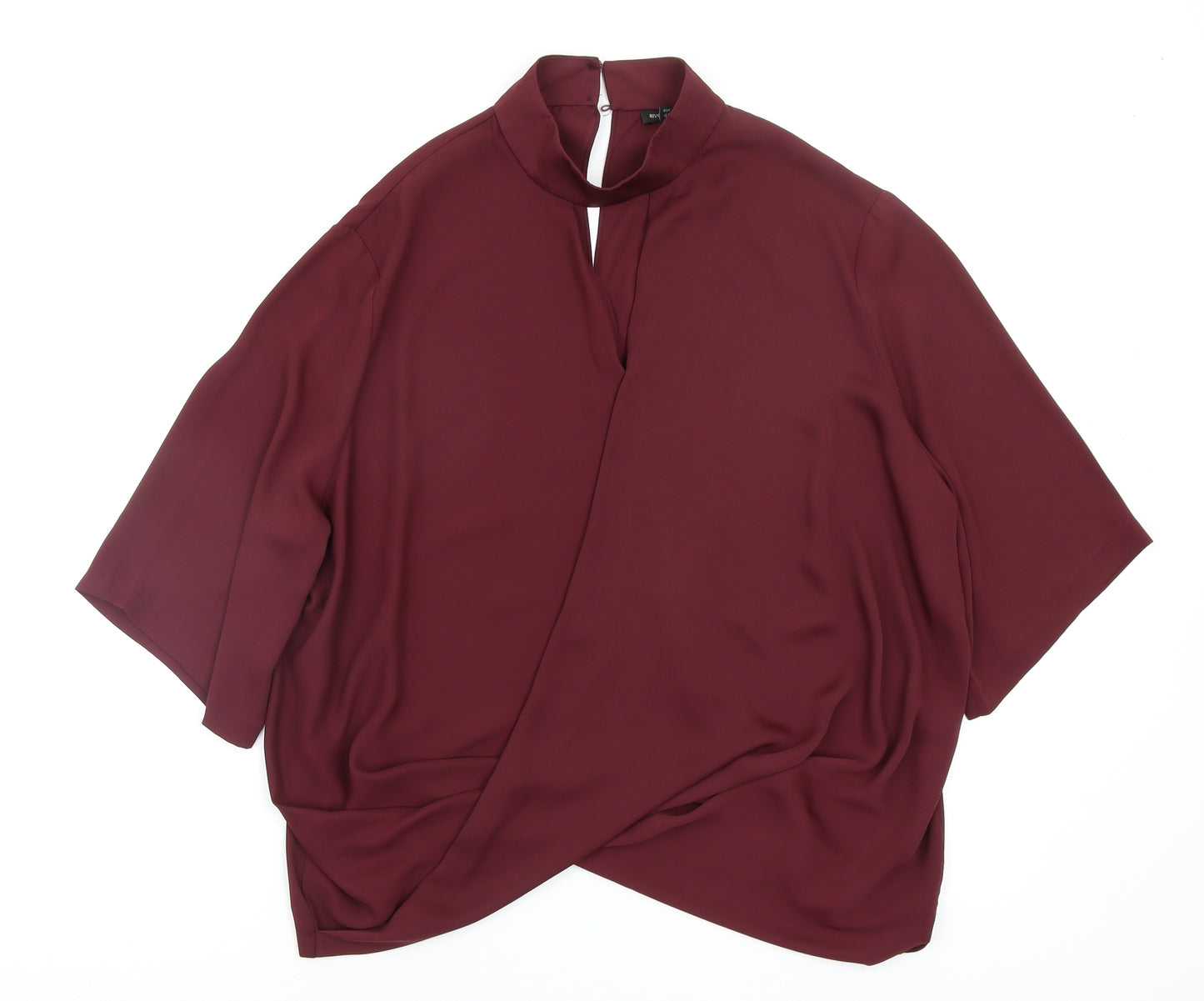 River Island Womens Red   Basic Blouse Size 16