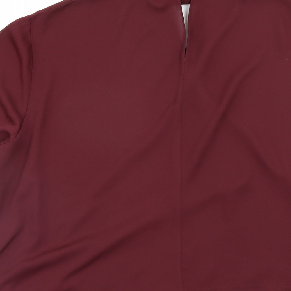 River Island Womens Red   Basic Blouse Size 16