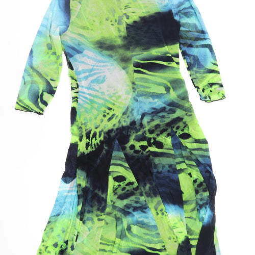 James Lakeland Womens Multicoloured Geometric  Fit & Flare  Size 22