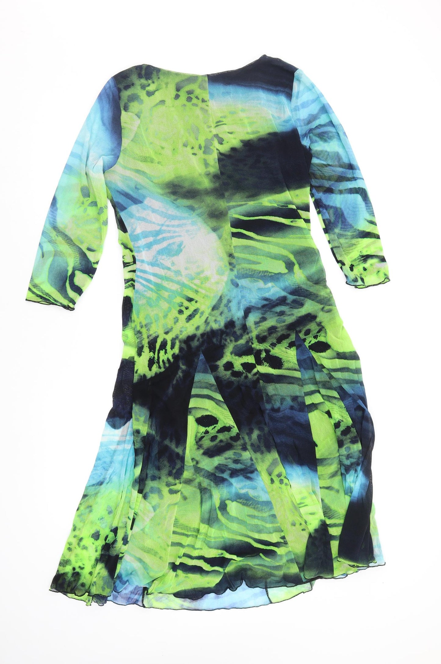 James Lakeland Womens Multicoloured Geometric  Fit & Flare  Size 22