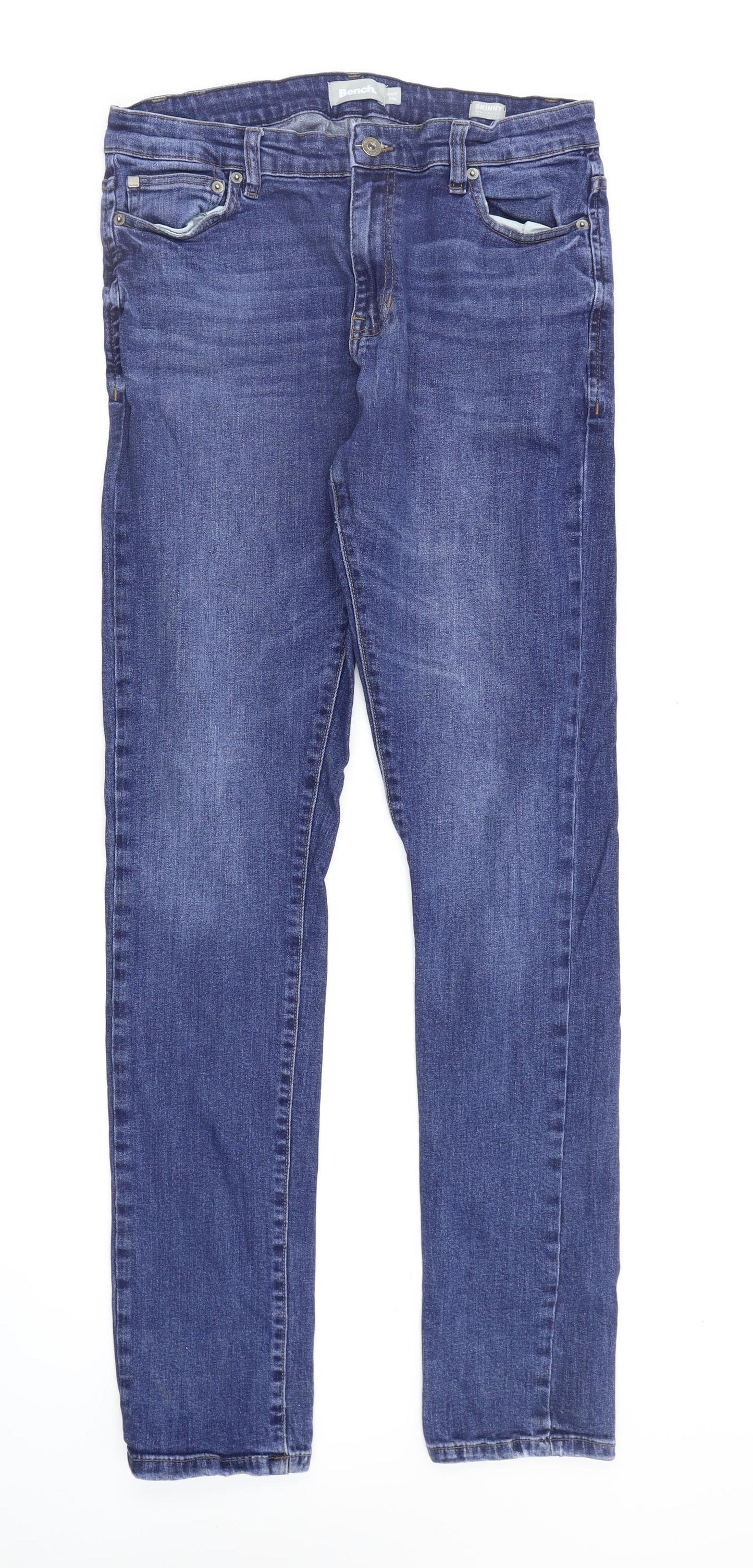 Bench Mens Blue   Skinny Jeans Size 34 in L34 in