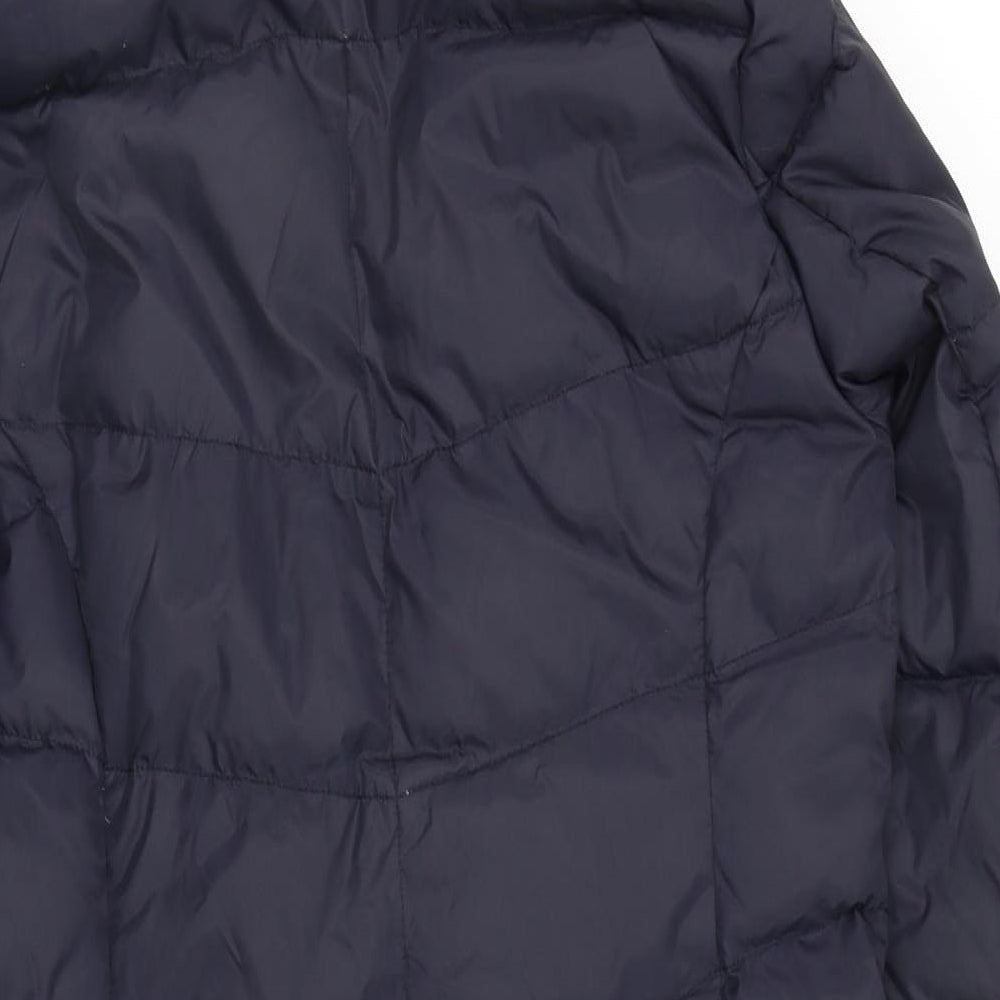 Crew Clothing Womens Blue   Parka Coat Size 14