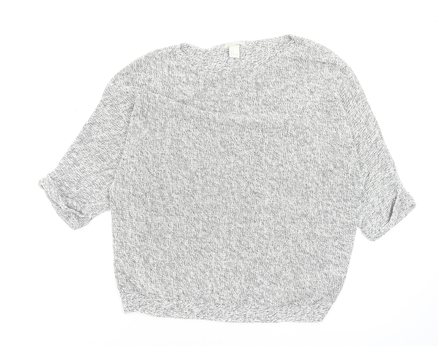 H&M Womens Grey   Pullover Jumper Size 14