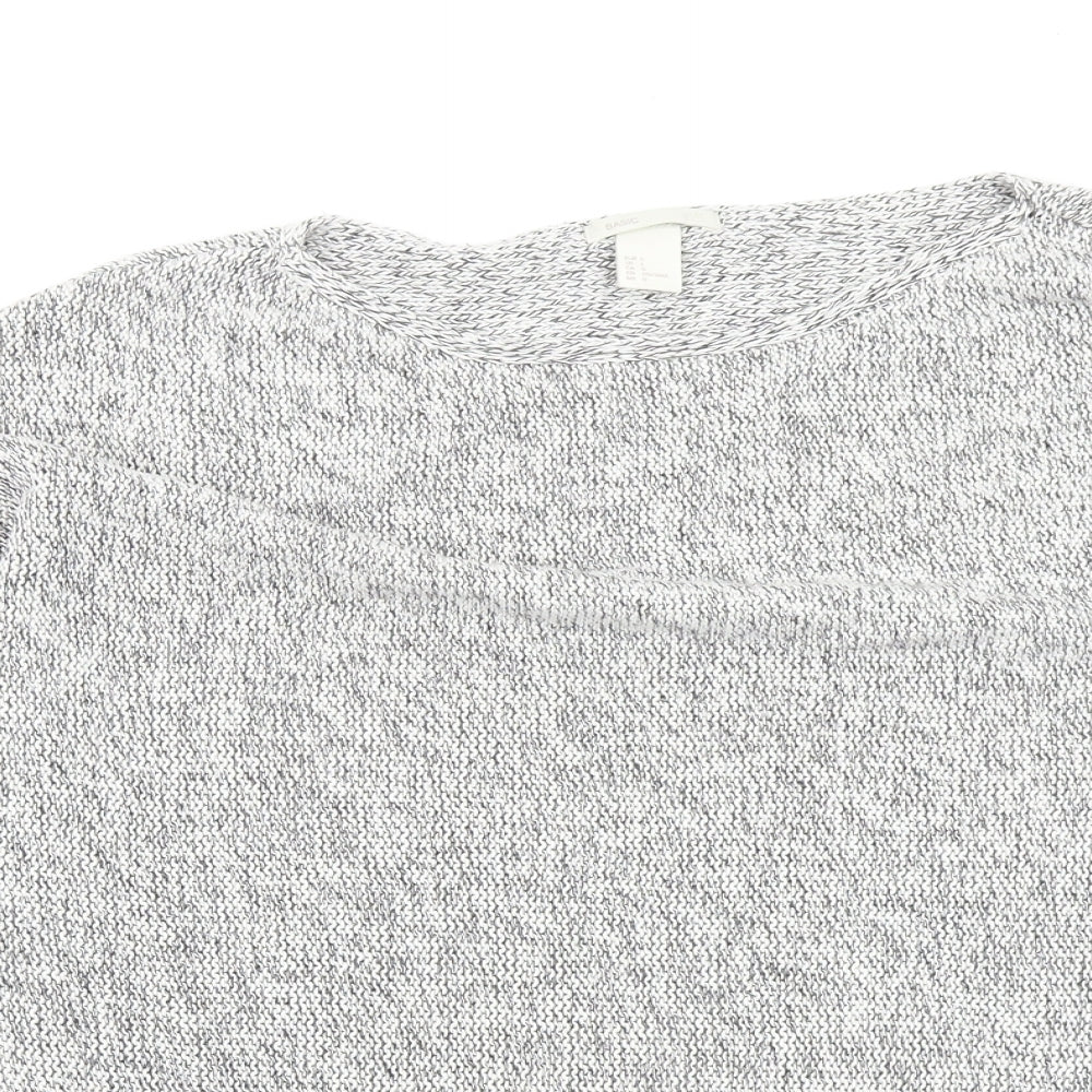 H&M Womens Grey   Pullover Jumper Size 14