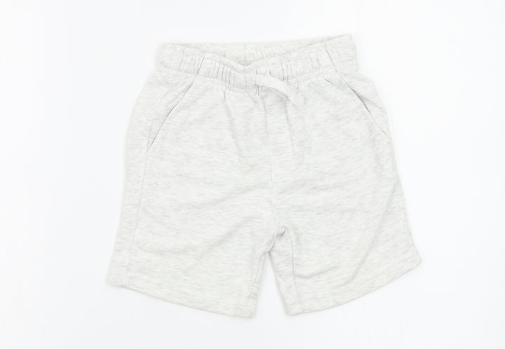 Asda George Boys Grey Sweat Shorts Size 5-6 Years