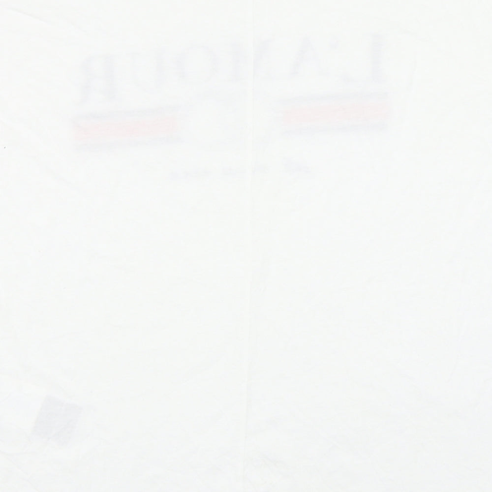 Amisu Womens White   Basic T-Shirt Size M