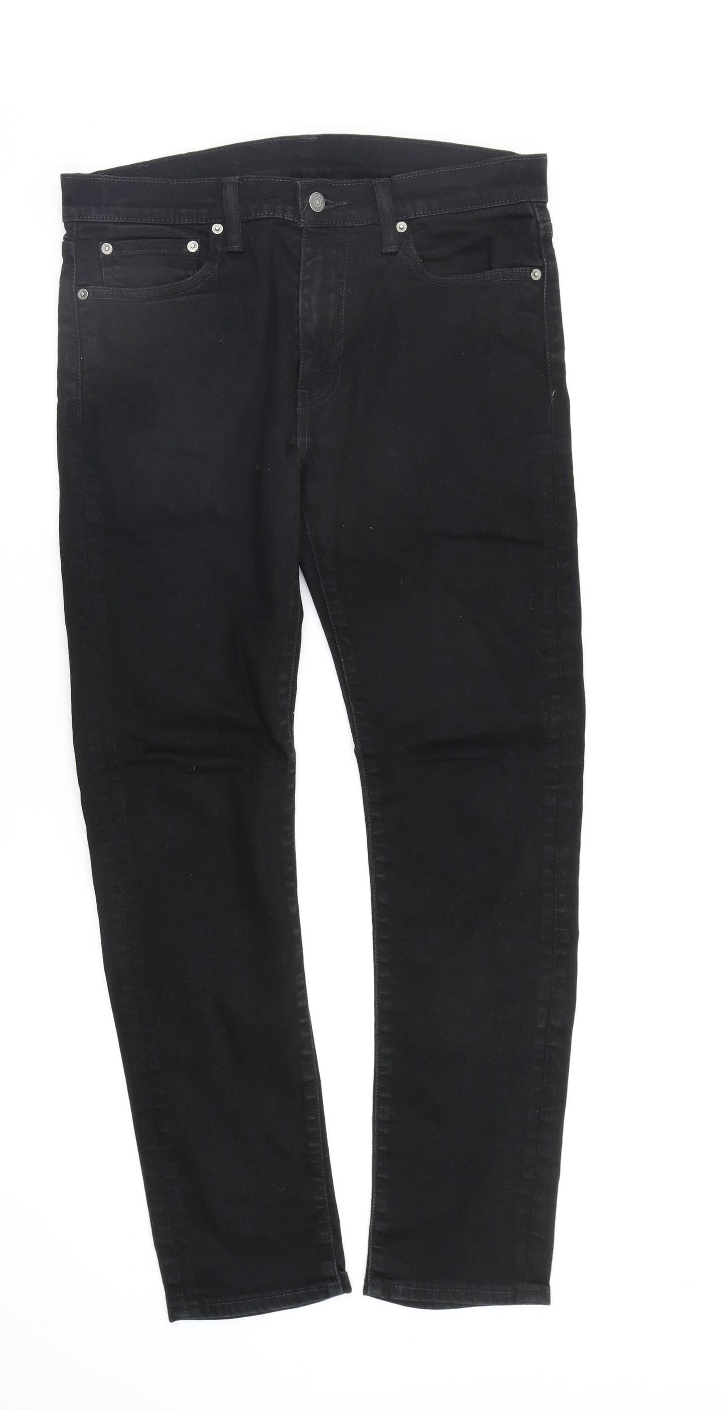 levi Mens Black   Straight Jeans Size 32 in L32 in
