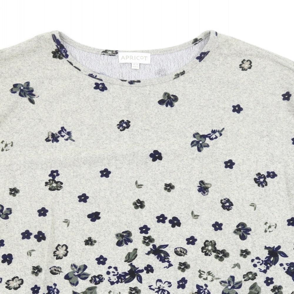 Apricot Womens Multicoloured Floral  Basic T-Shirt Size 10