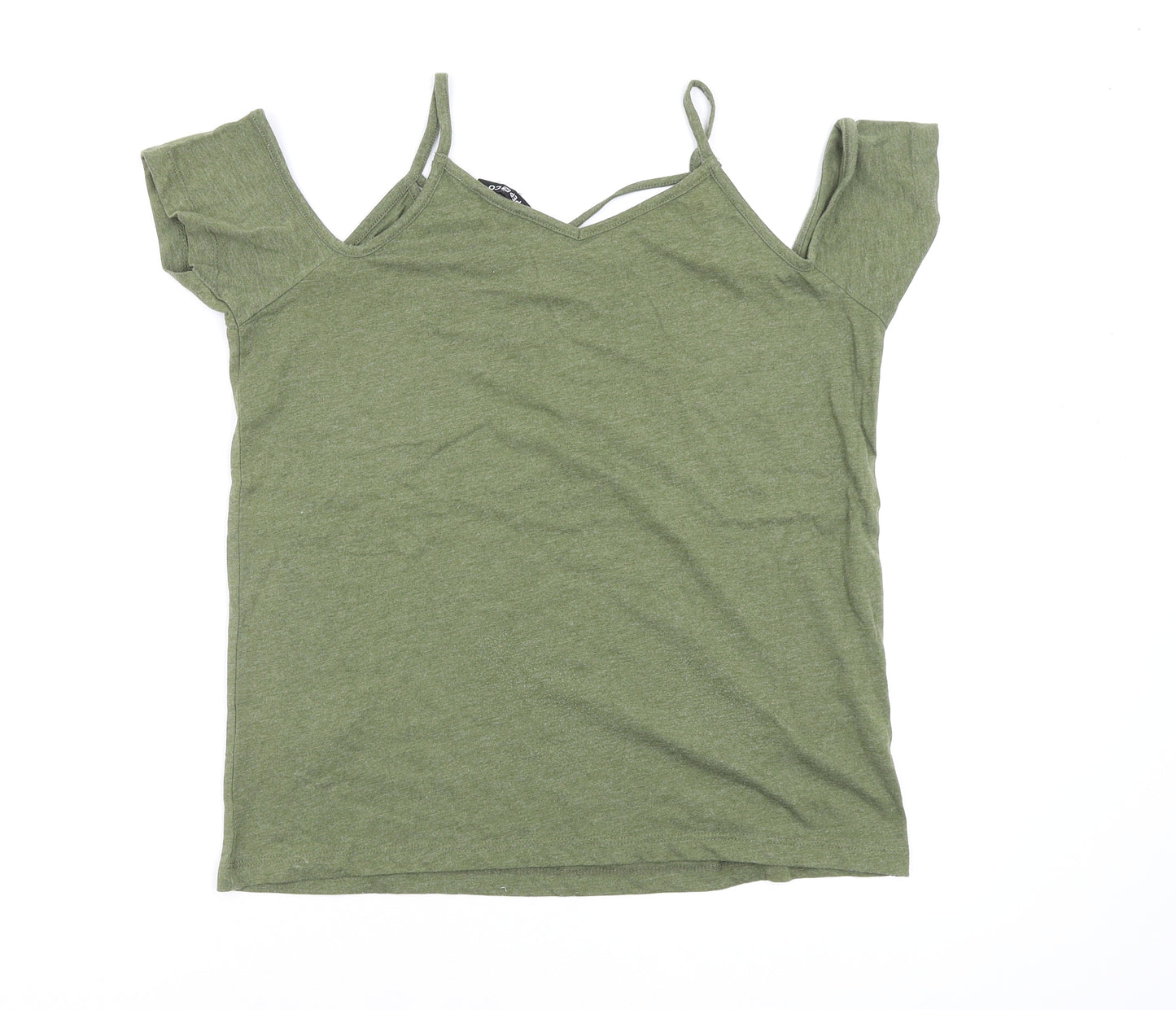 pep and co Womens Green   Basic T-Shirt Size 10