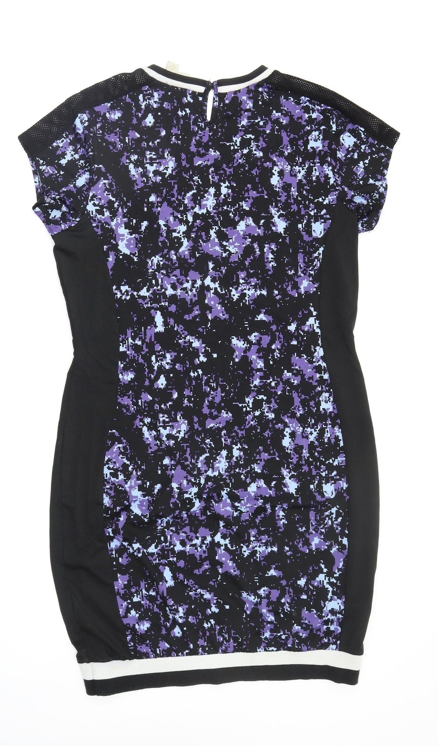 Nicki Minaj Womens Multicoloured Geometric  A-Line  Size L