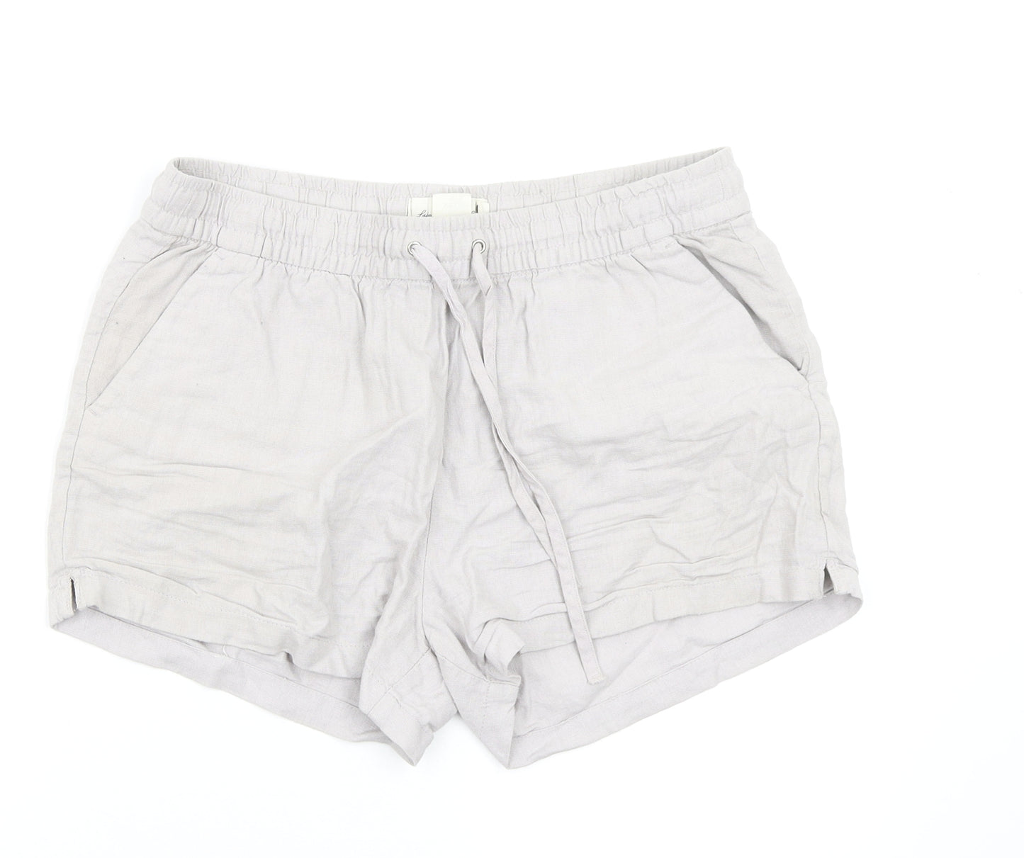 H&M Womens Beige   Hot Pants Shorts Size 8 - Stretch waistband