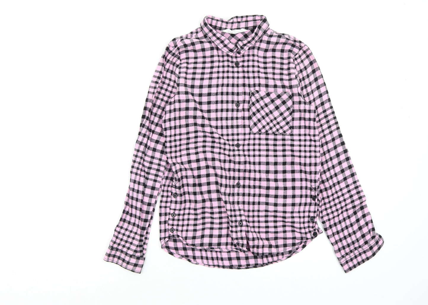 H&M Girls Multicoloured Check  Fit & Flare  Size 12 Years