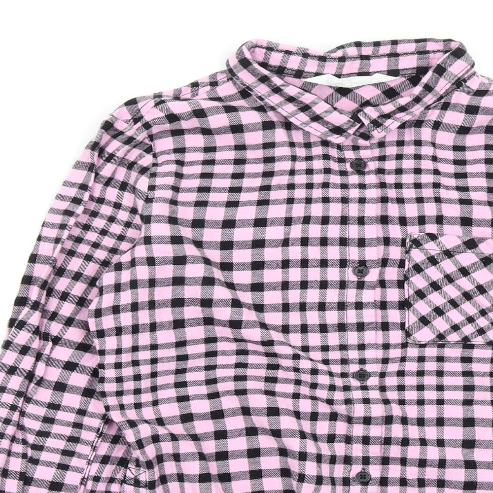 H&M Girls Multicoloured Check  Fit & Flare  Size 12 Years