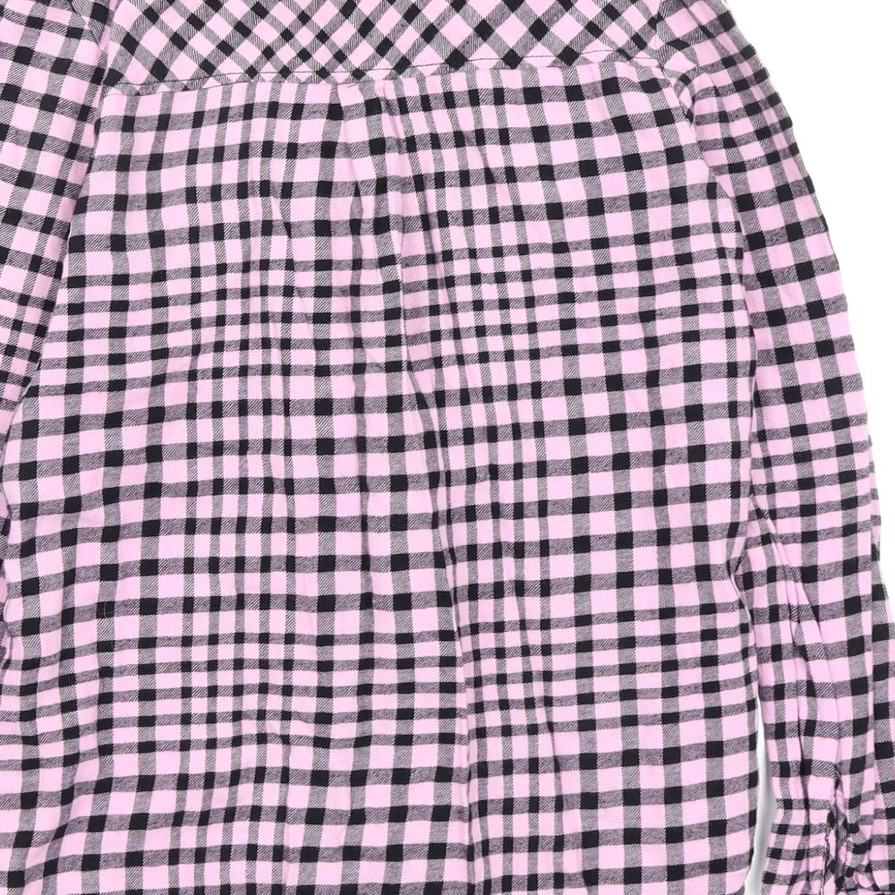 H&M Girls Multicoloured Check  Fit & Flare  Size 12 Years