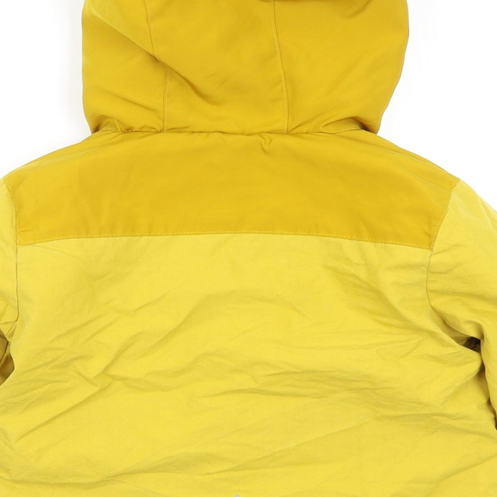 Asda George Boys Yellow   Parka Coat Size 12-18 Months