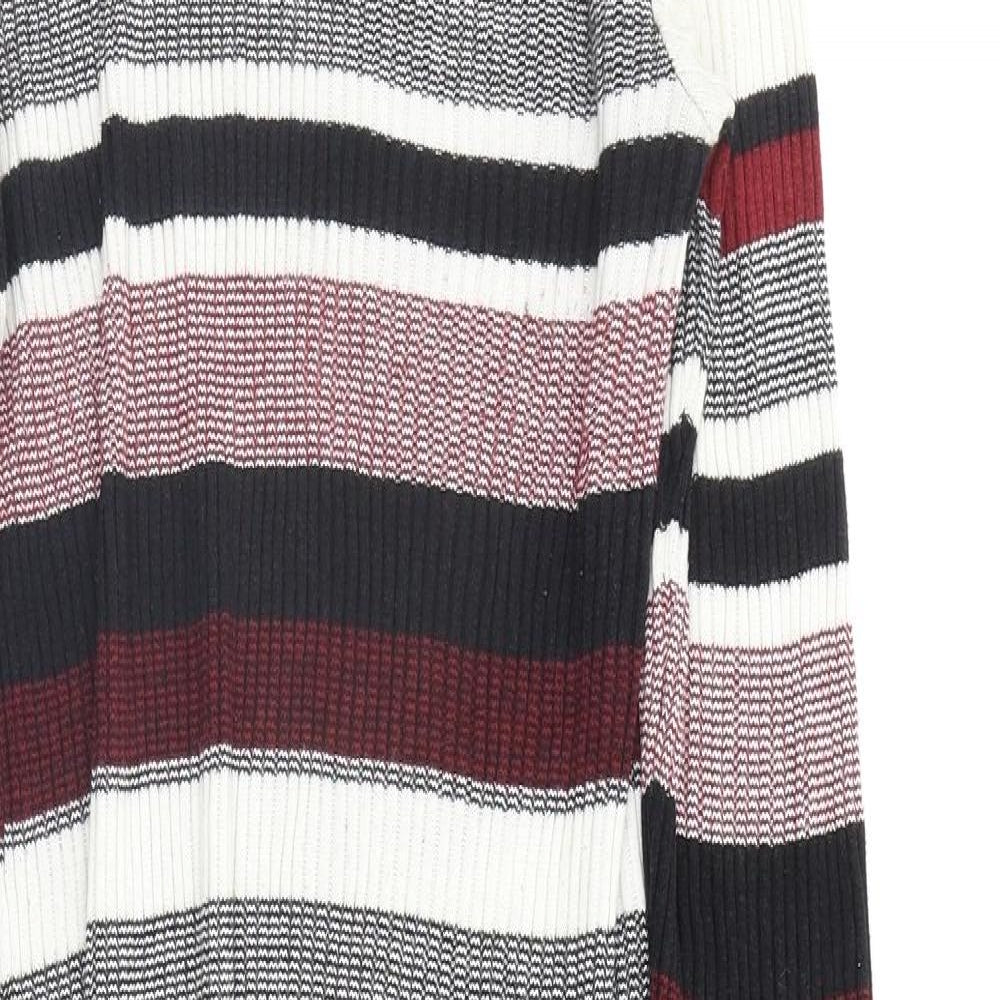 Primark Womens Multicoloured Striped  Fit & Flare  Size 14