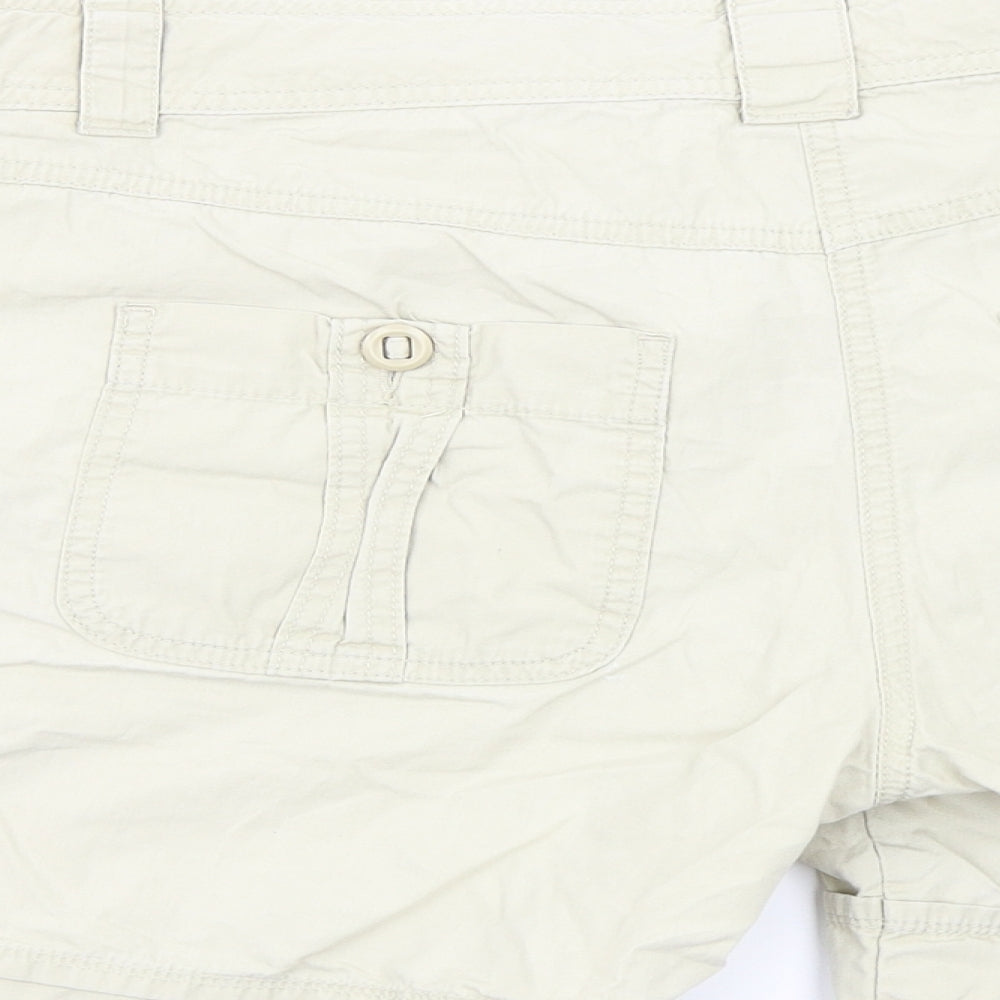 M&S Womens Beige   Chino Shorts Size 14