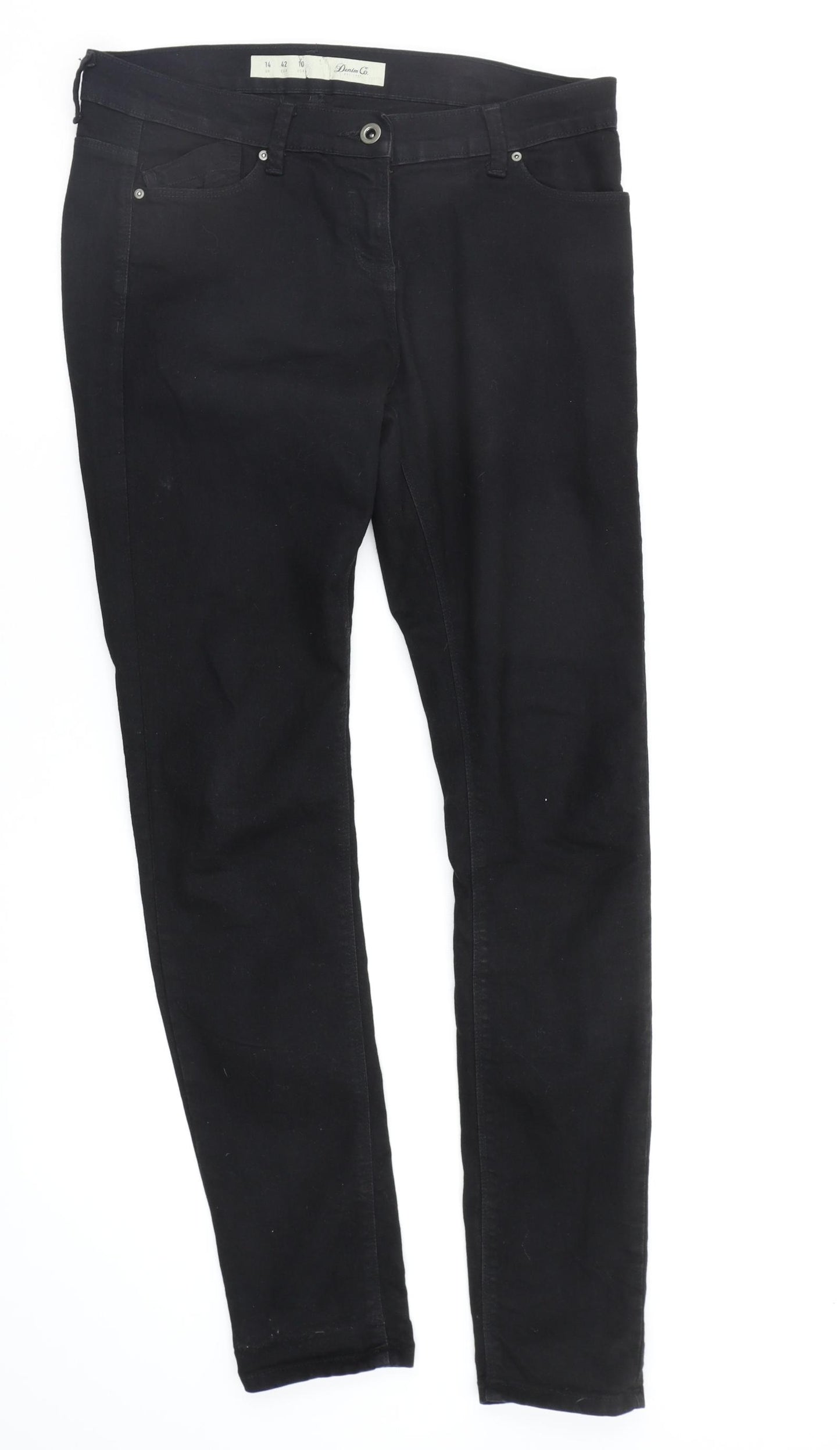 denim and co Womens Black   Skinny Jeans Size 14 L32 in