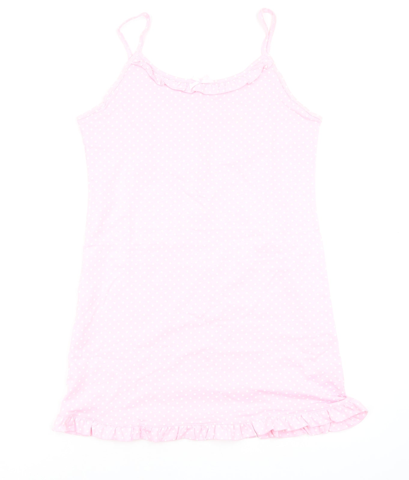 Asda George Womens Pink Polka Dot  Top Dress Size 12
