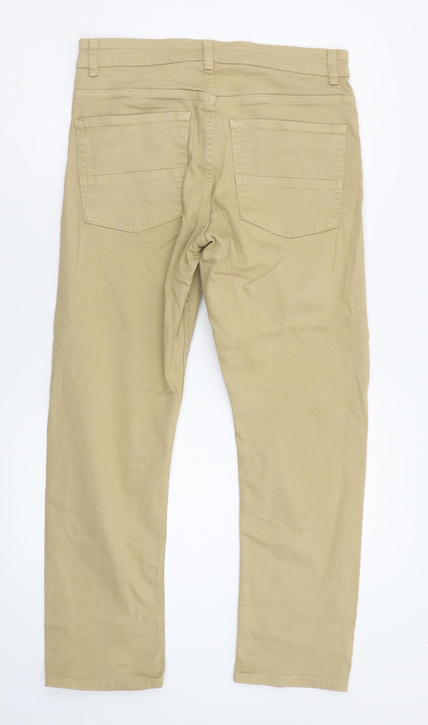 new look men Mens Beige   Trousers  Size 32 in L32 in