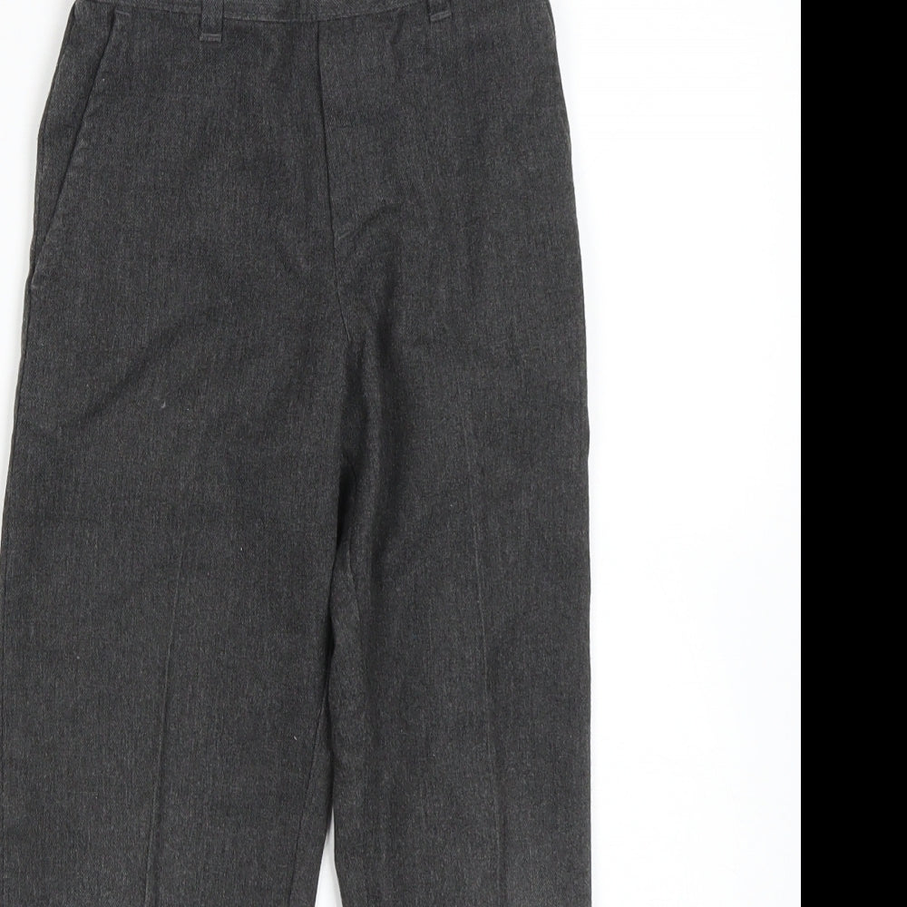 George Boys Grey   Dress Pants Trousers Size 6-7 Years - School uniform