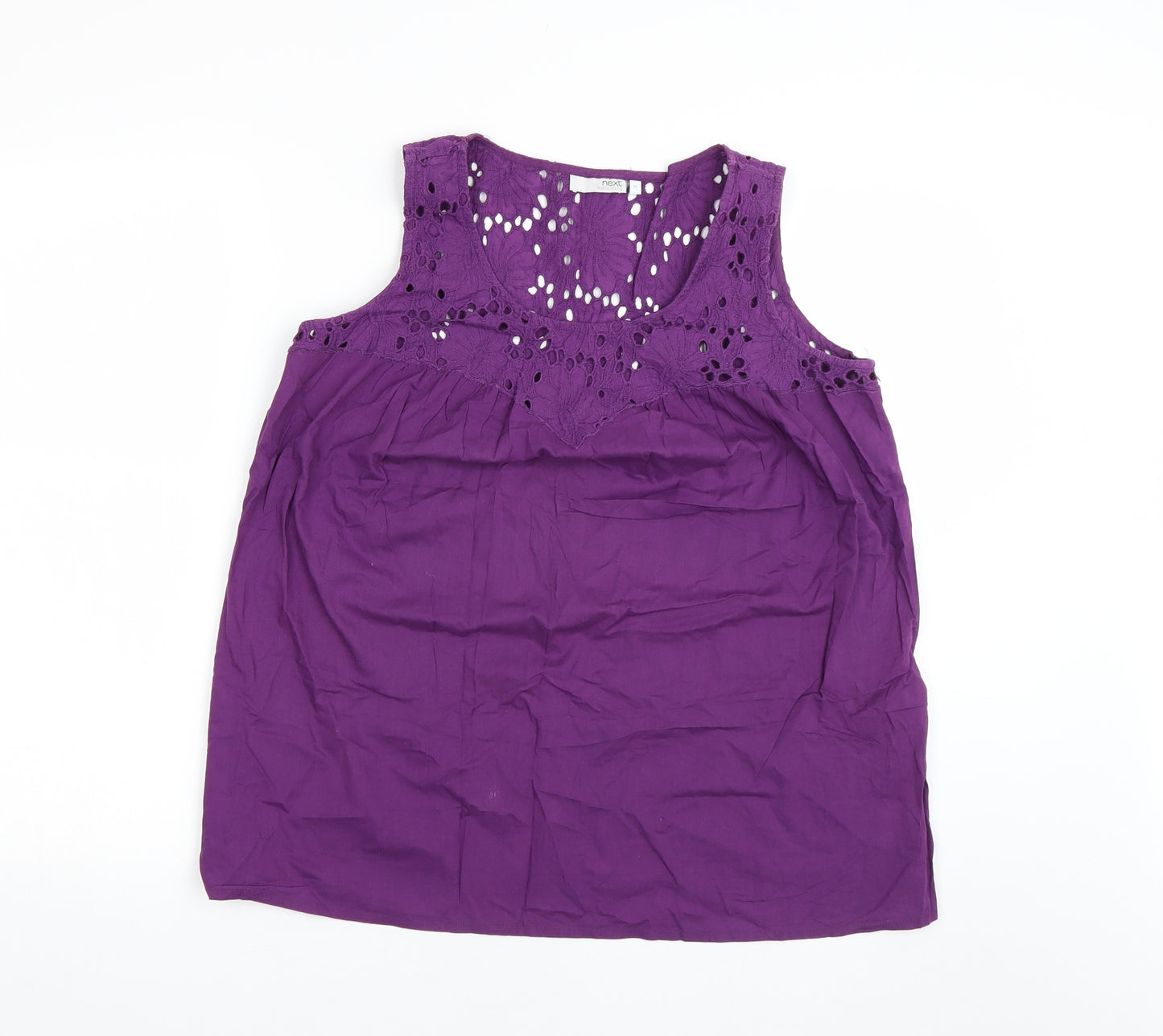 NEXT Womens Purple Floral  Basic Tank Size 12