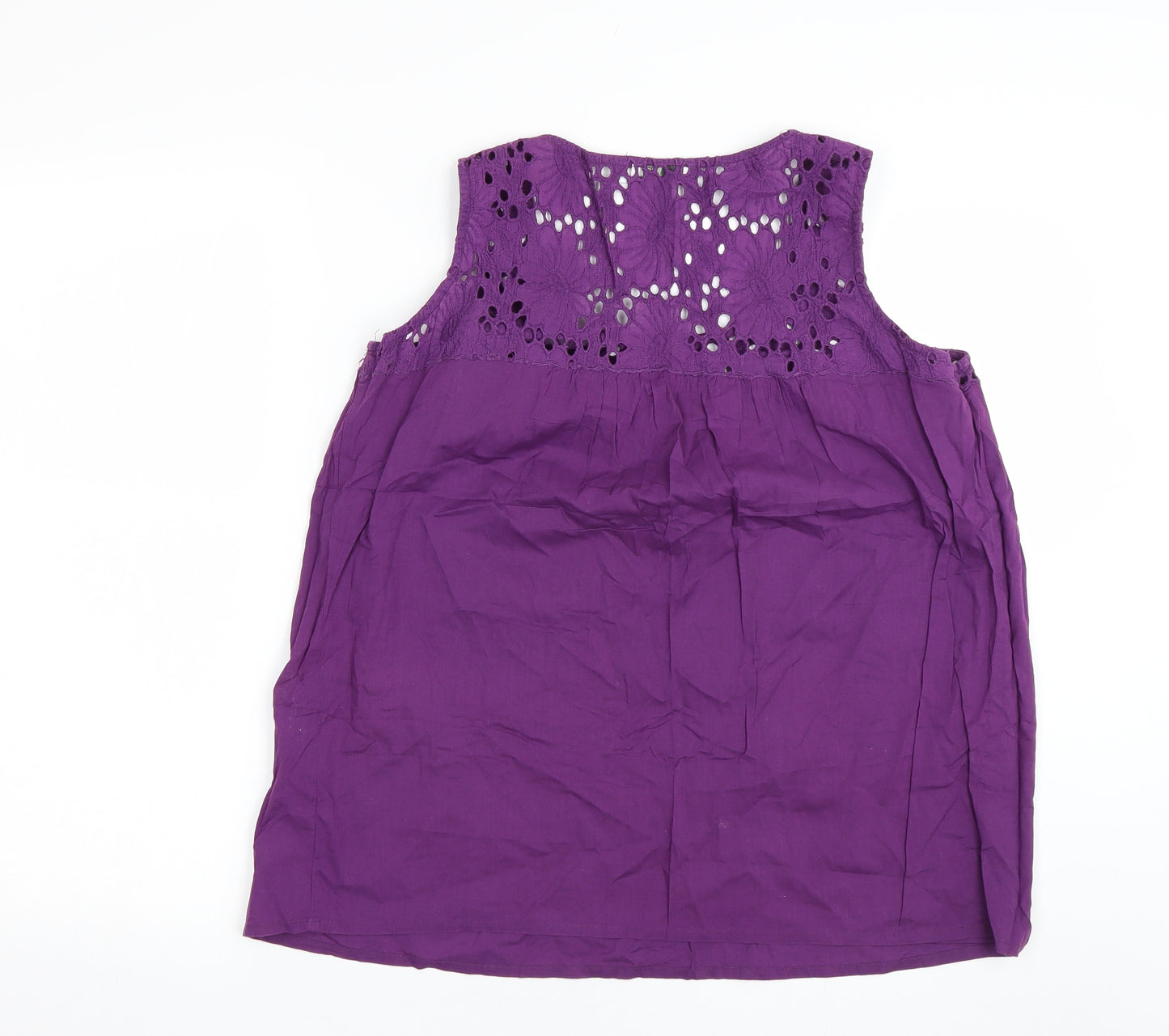 NEXT Womens Purple Floral  Basic Tank Size 12