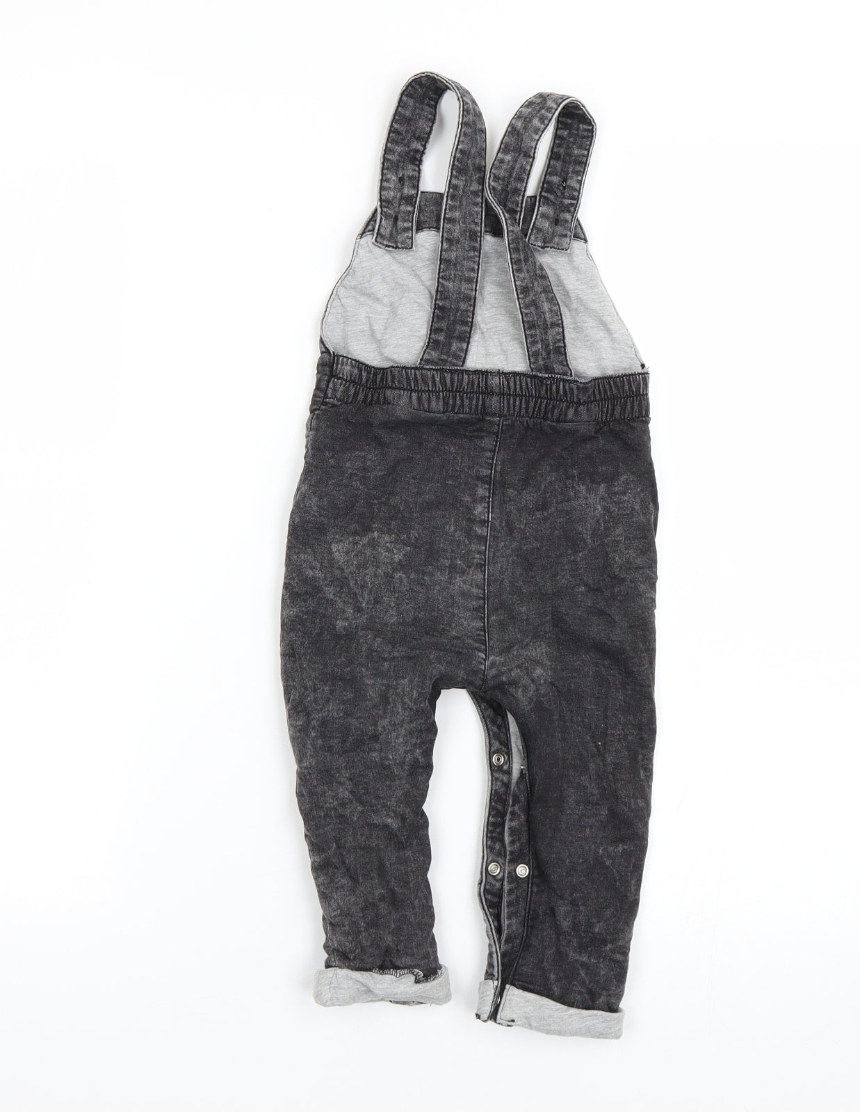 Matalan Boys Black   Dungaree Outfit/Set Size 12-18 Months