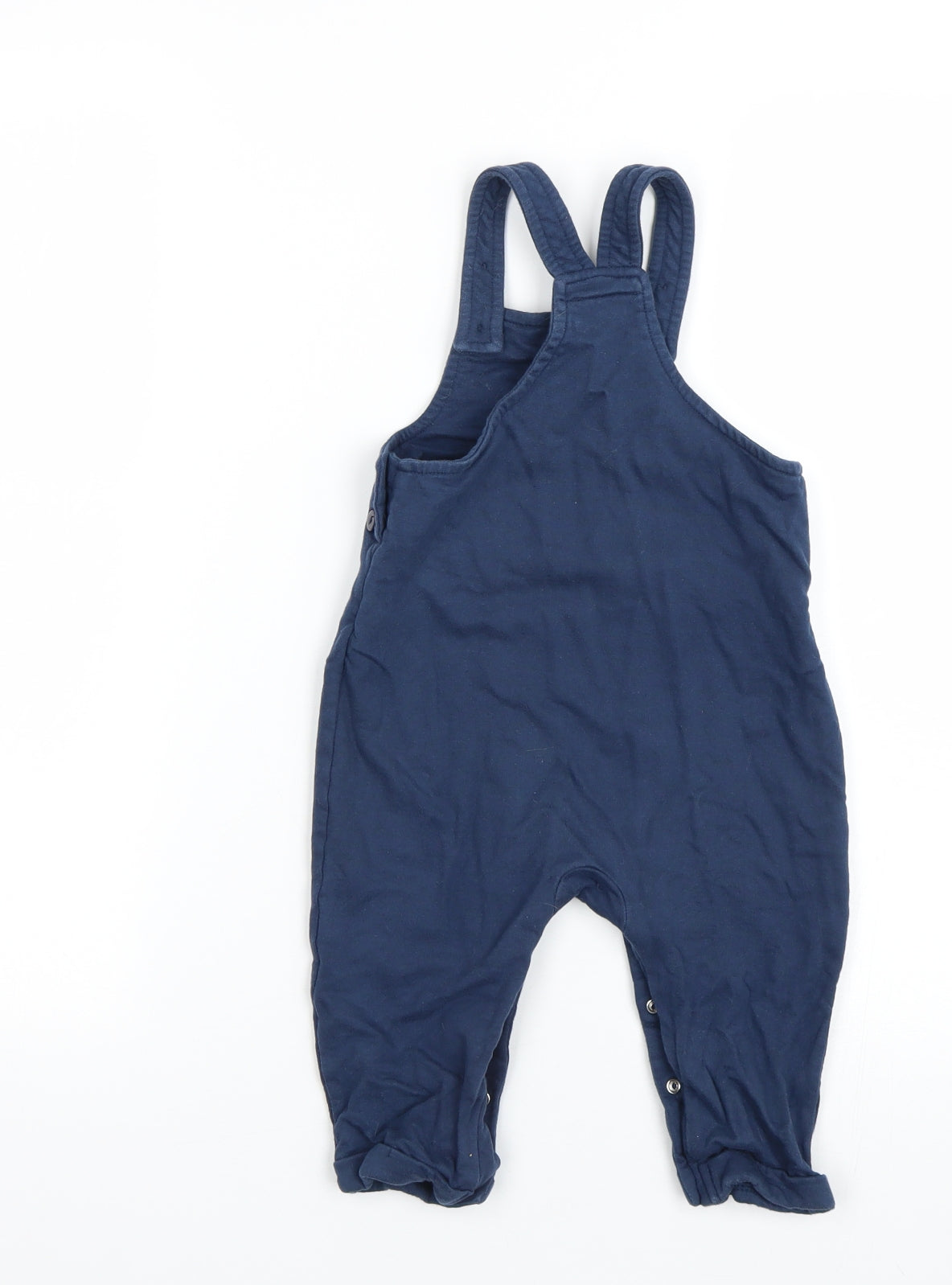 The kids Divisiom Boys Blue   Dungaree One-Piece Size 12-18 Months