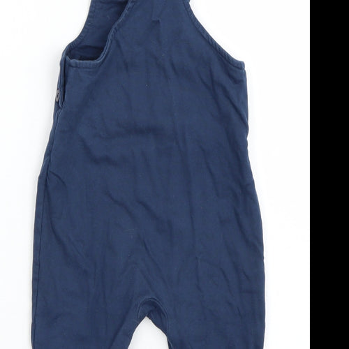 The kids Divisiom Boys Blue   Dungaree One-Piece Size 12-18 Months