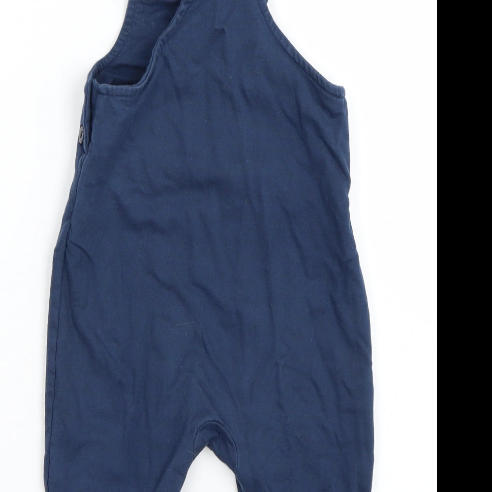 The kids Divisiom Boys Blue   Dungaree One-Piece Size 12-18 Months